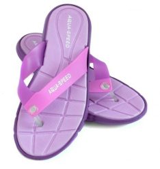 Japonki basenowe damskie Aqua Speed Bali. Czerwone klapki damskie Aqua-Speed, bez wzorów, z materiału, bez obcasa. Za 36.99 zł.