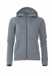 Clique Loris Women damska bluza z kapturem zapinana na zamek szara. Szare bluzy z kapturem damskie CLIQUE, s, z bawełny. Za 162.65 zł.