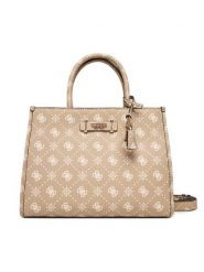 Guess Torebka Silia HWGP98 90220 Beżowy. Brązowe torebki klasyczne damskie Guess, z aplikacjami, ze skóry, bez dodatków. Za 519.99 zł.