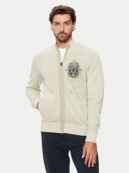 Aeronautica Militare Bluza 242FE1926F560 Beżowy Regular Fit. Brązowe bluzy bez kaptura męskie AERONAUTICA MILITARE, m, z bawełny. Za 499.99 zł.