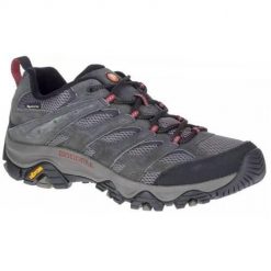 Buty trekkingowe męskie Merrell Moab 3 Gtx. Szare buty trekkingowe męskie MERRELL, z materiału, bez zapięcia, trekkingowe. Za 819.99 zł.