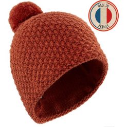 Czapka narciarska dla dorosłych Wedze Timeless. Brązowe czapki męskie WED'ZE, na zimę, bez wzorów, z dzianiny, sportowe. Za 79.99 zł.