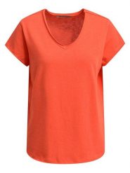 Smith & Soul Koszulka w kolorze czerwonym rozmiar: XS. Czerwone t-shirty damskie Smith & Soul, xs, bez wzorów, z bawełny, bez kołnierzyka. Za 78.99 zł.