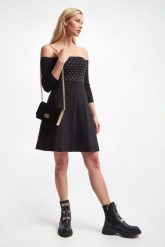 Sukienka ELISABETTA FRANCHI. Sukienki damskie Elisabetta Franchi, bez wzorów, bez kołnierzyka, bez ramiączek. W wyprzedaży za 1,385.37 zł.