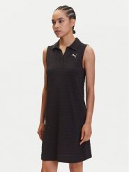 Puma Sukienka codzienna Ess Elevated 685029 Czarny Relaxed Fit. Czarne sukienki damskie Puma, na co dzień, m, bez wzorów, z bawełny, bez kołnierzyka, bez ramiączek, proste. Za 154.99 zł.