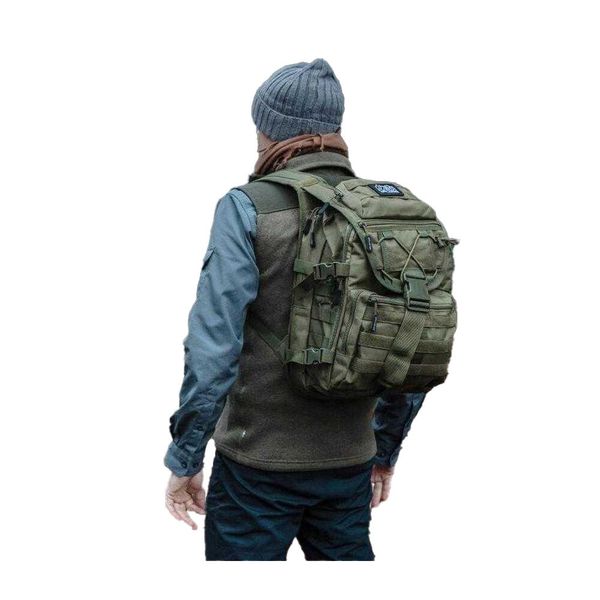 Plecak Do Wspinaczki 35 L Survival. Zielone plecaki męskie OFFLANDER, bez wzorów, z materiału. Za 234.99 zł.