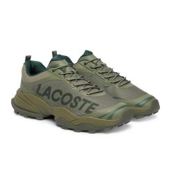 Buty Sportowe Męskie Lacoste Lguard Brkr Ctt 225 1 Sma. Zielone buty sportowe na co dzień męskie Lacoste, bez zapięcia. Za 506.00 zł.