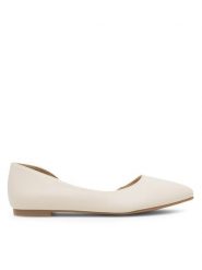 Jenny Fairy Baleriny JANE WS2108-08 Écru. Baleriny damskie Jenny Fairy, bez wzorów, ze skóry, bez obcasa. Za 89.99 zł.