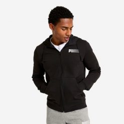 Bluza z kapturem rozpinana męska Puma. Bluzy sportowe męskie Puma, m, z bawełny. Za 179.99 zł.