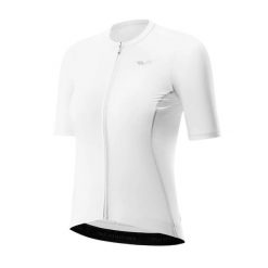 Koszulka kolarska na rower rozpinana. Białe t-shirty damskie ROCKBROS, l, bez wzorów, z elastanu, bez kołnierzyka. Za 199.99 zł.