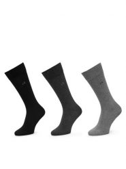 Calvin Klein Skarpety długie 701234208 Szary. Szare skarpetki męskie CALVIN KLEIN, bez wzorów, z bawełny. Za 74.99 zł.