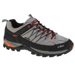 Buty trekkingowe męskie CMP Rigel Low. Szare buty trekkingowe męskie CMP, z materiału, bez zapięcia, trekkingowe. Za 329.00 zł.