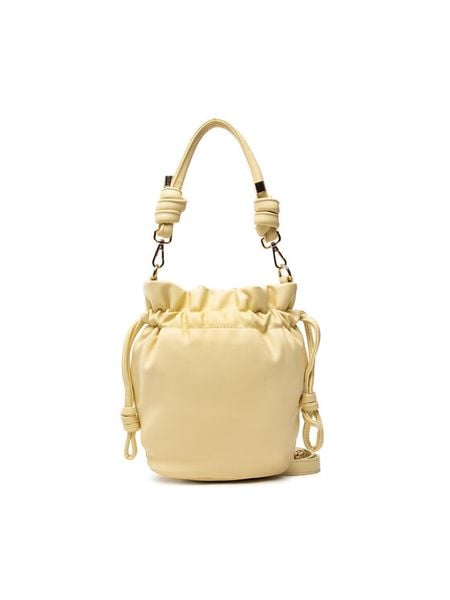 Jenny Fairy Torebka MJK-J-214-50-01 Żółty. Żółte torebki klasyczne damskie Jenny Fairy, bez wzorów, ze skóry, bez dodatków. Za 77.98 zł.