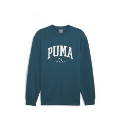 Męska bluza PUMA SQUAD PUMA Cold Green. Zielone bluzy sportowe męskie Puma, bez wzorów, z dzianiny, klasyczne, bez kołnierzyka, bez ramiączek. Za 262.75 zł.