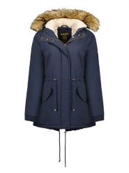 Canadian Peak Parka "Ampuri" w kolorze granatowym rozmiar: M. Niebieskie parki damskie Canadian Peak, m, bez wzorów. Za 300.08 zł.