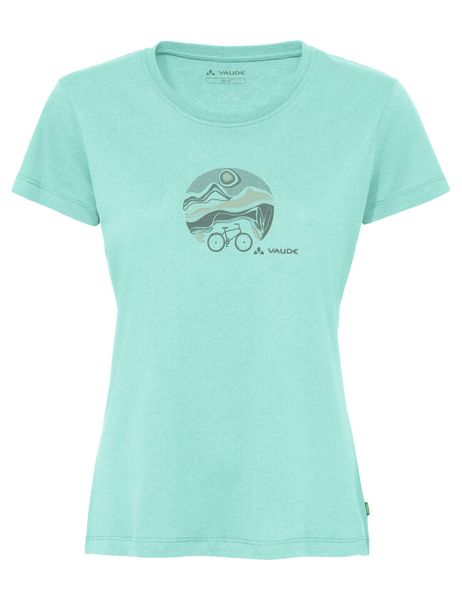 Koszulka damska rowerowa V. Szare bluzki sportowe damskie Vaude, s, bez wzorów, z bawełny, bez ramiączek. Za 189.00 zł.