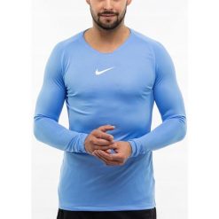Koszulka Termoaktywna Mężczyzna Nike Długi Rękaw Longsleeve Dry Park roz. XL. Niebieskie bielizna termoaktywna męska Nike, m, z materiału. Za 85.00 zł.