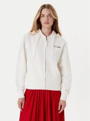Tommy Hilfiger Bluza Script WW0WW45742 Écru Regular Fit. Bluzy bez kaptura damskie Tommy Hilfiger, xl, z bawełny. Za 449.99 zł.