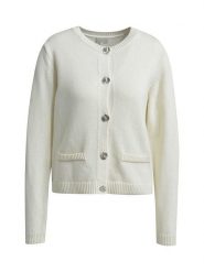 Milano Italy Kardigan w kolorze białym rozmiar: L. Białe kardigany damskie Milano Italy, l, bez wzorów, z wełny. Za 252.99 zł.