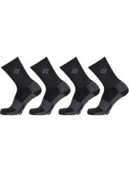 Skarpety męskie Columbia 4Pp Moisture Control Basic Crew. Czarne skarpetki męskie Columbia, bez wzorów, z materiału. Za 99.00 zł.