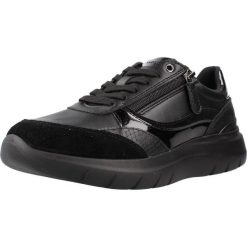 Buty GEOX D PLUMMERY Czarny. Czarne obuwie trekkingowe damskie Geox, na fitness i siłownię. Za 330.99 zł.