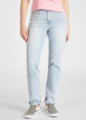 LEE MOM STRAIGHT DAMSKIE SPODNIE JEANSOWE L32IGGSM 112107567. Spodnie materiałowe damskie Lee, bez wzorów, z jeansu. Za 199.99 zł.