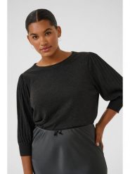 KAFFE curve Sweter w kolorze czarnym rozmiar: M. Czarne swetry klasyczne damskie KAFFE curve, m, bez kołnierzyka. Za 104.95 zł.