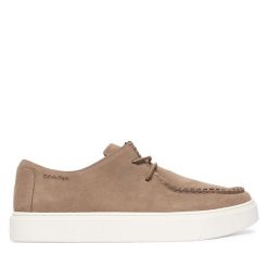 Półbuty Calvin Klein. Brązowe półbuty męskie CALVIN KLEIN, bez zapięcia. Za 649.99 zł.