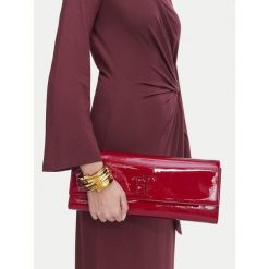 Torebka Elisabetta Franchi. Czerwone torebki klasyczne damskie Elisabetta Franchi, bez wzorów, bez dodatków. Za 939.99 zł.