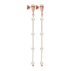 Purelei Purelei Kolczyki Dewdrop 1 ct Jasnobrązowy Damski. Czerwone kolczyki damskie Purelei, z perłą, pozłacane. Za 127.49 zł.