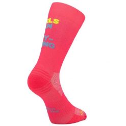 Skarpetki do biegania damskie Sporcks Girls Can Do. Czerwone skarpetki damskie SPORCKS, bez wzorów, z materiału. Za 154.00 zł.
