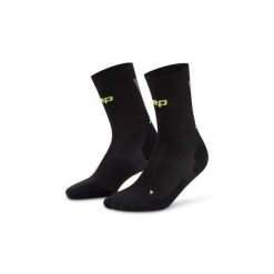 Damskie sportowe skarpety kompresyjne do połowy łydki Ultralight Core Run CEP. Czarne skarpetki damskie CEP, bez wzorów, z elastanu. Za 79.00 zł.