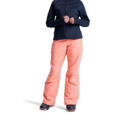 Spodnie śniegowe techniczne dla Kobiety SNOWY CREST 10K Pomarańczowy. Brązowe spodnie dresowe damskie Roxy, na zimę, bez wzorów, z materiału. Za 549.99 zł.