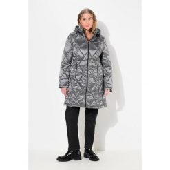Damskie Pikowana kurtka HYPRAR kaptur dwukierunkowy zamek kieszenie na zamek. Szare kurtki damskie Ulla Popken, plus size, bez wzorów, z materiału, bez kaptura. W wyprzedaży za 479.99 zł.
