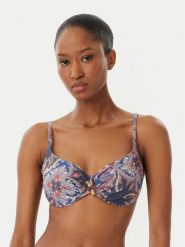 Selmark Góra od bikini BO911 Niebieski. Niebieskie bikini damskie SELMARK, bez wzorów. Za 349.99 zł.