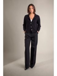 Perfect Cashmere Kaszmirowy kardigan "Nessa" w kolorze czarnym rozmiar: S. Czarne kardigany damskie Perfect Cashmere, s, bez wzorów, z kaszmiru. Za 608.99 zł.