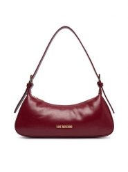 LOVE MOSCHINO Torebka Smart JC4390PP1PKO0552 Bordowy. Czerwone torebki klasyczne damskie Love Moschino, bez wzorów, ze skóry, bez dodatków. Za 659.99 zł.