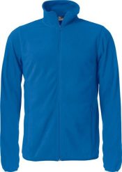 Clique Basic Micro Fleece Kurtka - 100% poliester, antipilling – royal blue. Niebieskie kurtki męskie CLIQUE, xl, bez wzorów, z poliesteru, bez kaptura. Za 162.74 zł.
