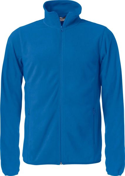 Clique Basic Micro Fleece Kurtka - 100% poliester, antipilling – royal blue. Niebieskie kurtki męskie CLIQUE, xl, bez wzorów, z poliesteru, bez kaptura. Za 162.74 zł.