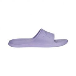 Klapki basenowe damskie Puma Popcat 20 Injex. Fioletowe klapki damskie Puma, bez wzorów, z materiału, bez obcasa. Za 166.00 zł.