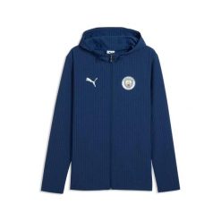 Kurtka dresowa Manchester City 2026/27. Niebieskie kurtki treningowe męskie Puma, xs, bez wzorów, z dresówki, na fitness i siłownię. Za 475.50 zł.