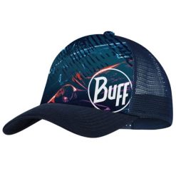 Czapka z daszkiem Unisex Buff Trucker Cap. Żółte czapki męskie Buff, bez wzorów, z bawełny. W wyprzedaży za 90.94 zł.