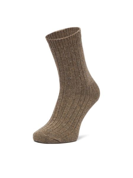 Nine West Skarpety długie CEO_LA_NW_17636_W_AW25 (1-PACK) Brązowy. Brązowe skarpetki damskie Nine West, bez wzorów, z nylonu. Za 29.99 zł.