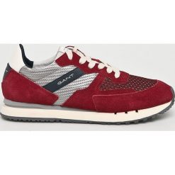 Gant - Buty. Brązowe buty sportowe na co dzień męskie Gant, z gumy, bez zapięcia. W wyprzedaży za 299.90 zł.