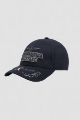 AERONAUTICA MILITARE Granatowa męska czapka 3d Embroidered. Niebieskie czapki męskie AERONAUTICA MILITARE, bez wzorów. W wyprzedaży za 199.99 zł.