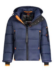 Geographical Norway Kurtka zimowa "Calix" w kolorze granatowym rozmiar: XXL. Niebieskie kurtki męskie Geographical Norway, na zimę, xxl, bez wzorów, bez kaptura. Za 321.39 zł.