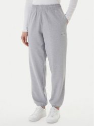 Calvin Klein Jeans Spodnie dresowe Foil Monologo LV047E826G Szary Regular Fit. Szare jeansy damskie Calvin Klein Jeans. Za 299.99 zł.