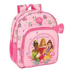 Plecak szkolny DISNEY PRINCESS Poliester 300D. Czerwone plecaki damskie Disney Princess, bez wzorów, z poliesteru. Za 140.60 zł.
