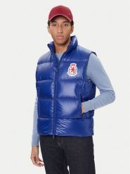 Tommy Hilfiger Kamizelka MW0MW41514 Niebieski Regular Fit. Niebieskie kamizelki męskie Tommy Hilfiger, m, z syntetyku. Za 1,299.00 zł.