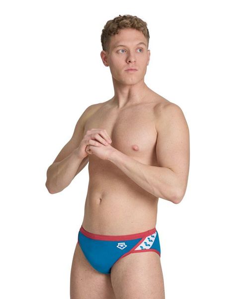 Kąpielówki męskie slipy kąpielowe treningowe na basen Arena Icons Brief. Białe kąpielówki męskie Arena, m, bez wzorów, z materiału, na fitness i siłownię. Za 51.98 zł.